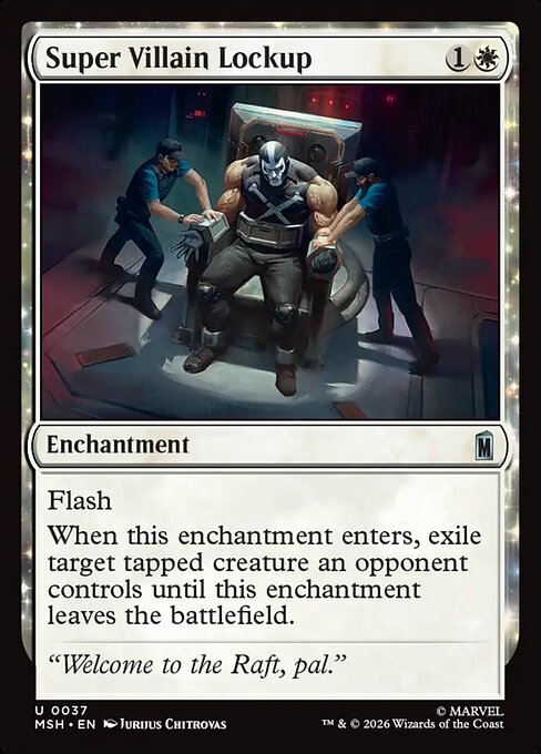 Super Villain Lockup - Marvel Super Heroes