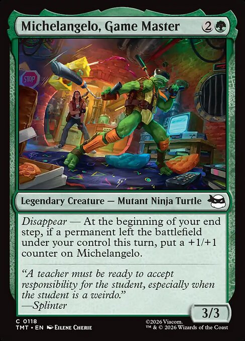 Michelangelo, Game Master