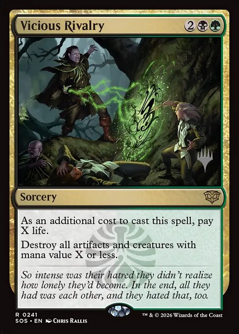 Vicious Rivalry - Secrets of Strixhaven Promos
