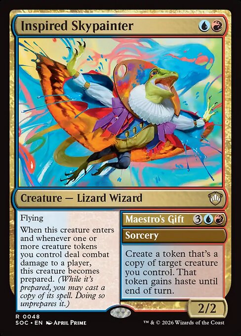 Inspired Skypainter // Maestro's Gift - Secrets of Strixhaven Commander
