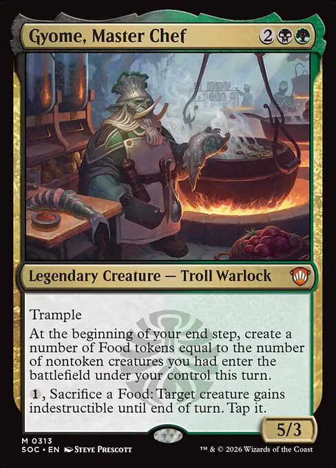 Gyome, Master Chef - Secrets of Strixhaven Commander