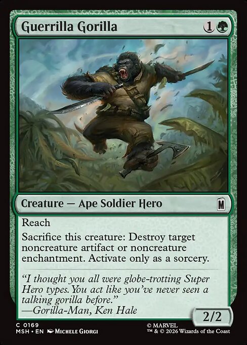 Guerrilla Gorilla - Marvel Super Heroes
