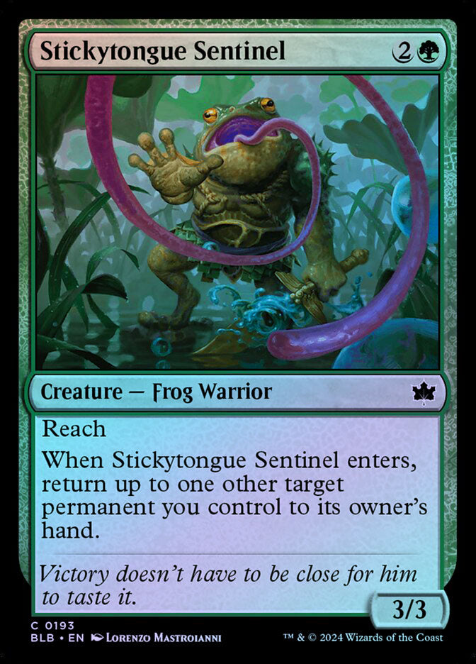 Stickytongue Sentinel - Foil