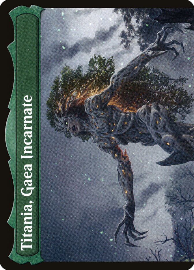 Titania, Voice of Gaea - back side