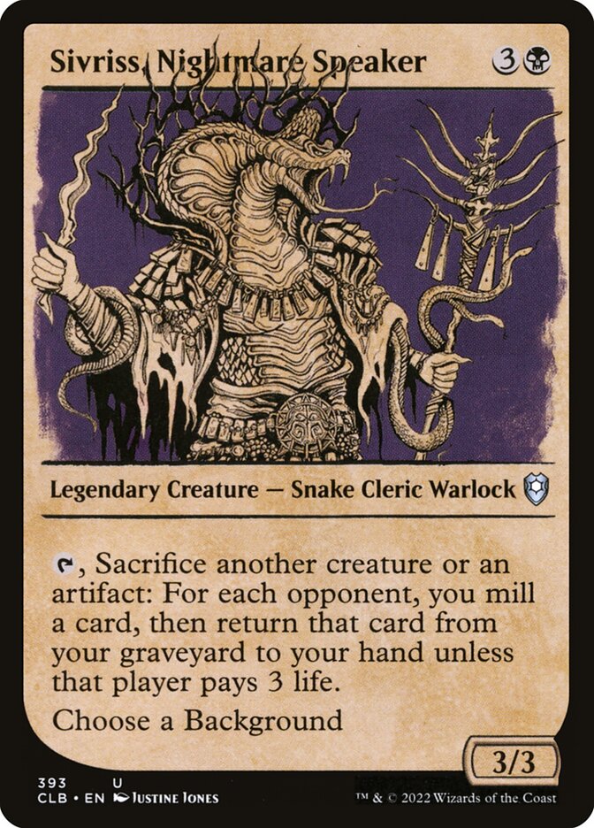 Sivriss, Nightmare Speaker (Showcase)