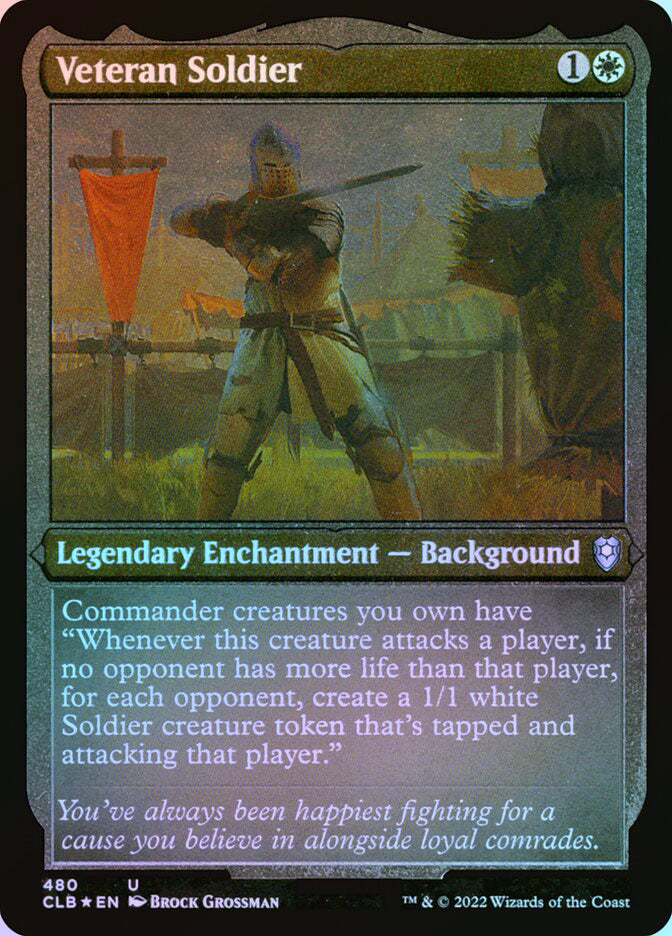 Veteran Soldier - Foil Etched