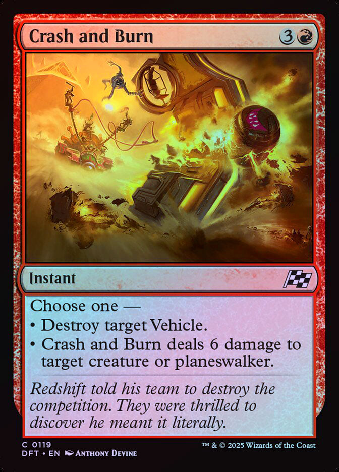 Crash and Burn - Foil