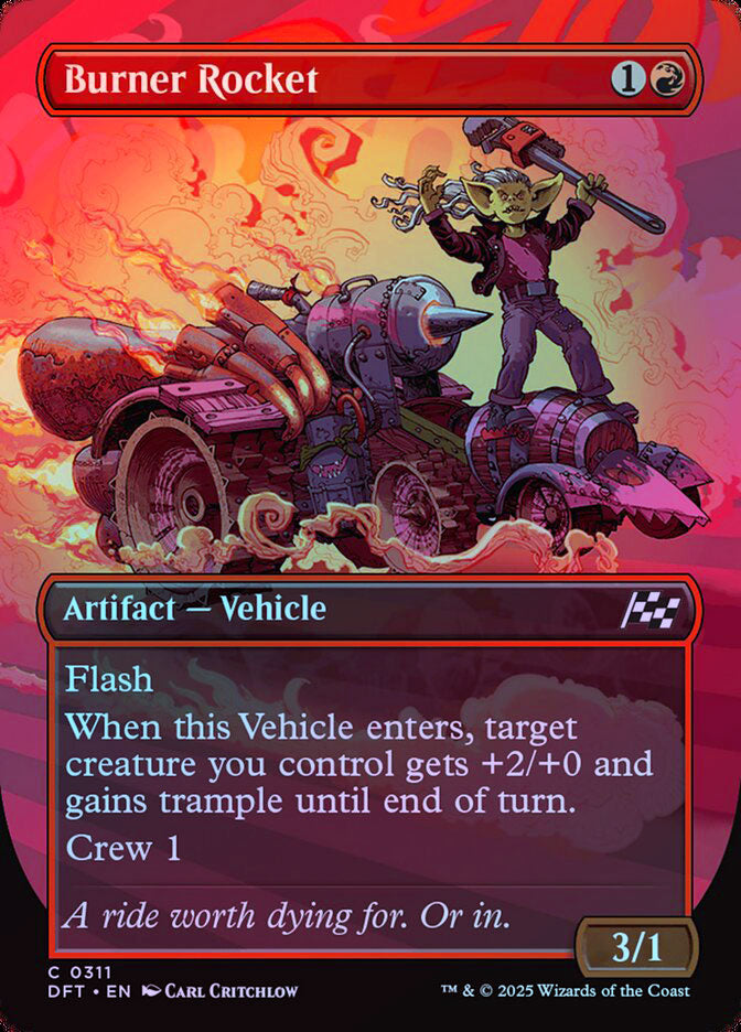 Burner Rocket (Borderless) - Foil
