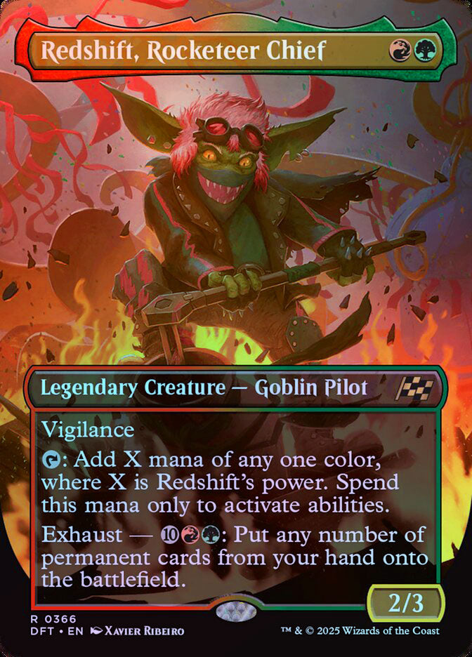 Redshift, Rocketeer Chief (Borderless) - Foil