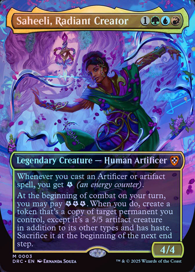 Saheeli, Radiant Creator (Borderless) - Foil