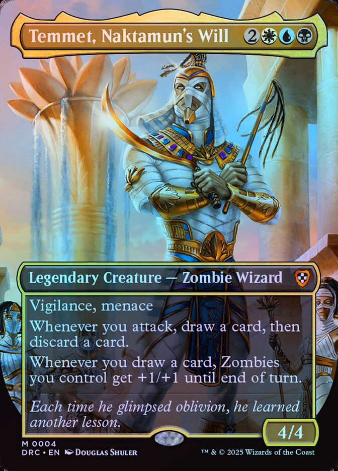 Temmet, Naktamun's Will (Borderless) - Foil