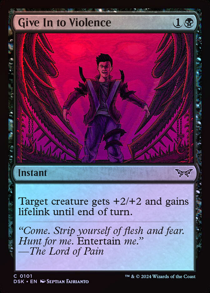 Give in to Violence - Foil
