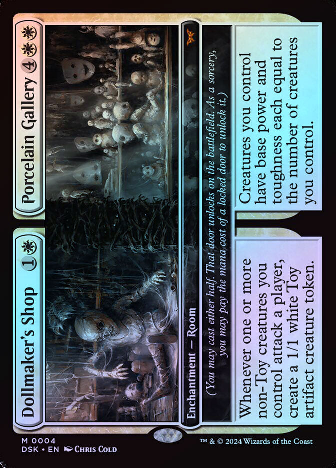 toy mtg cards Dollmaker's Shop // Porcelain Gallery