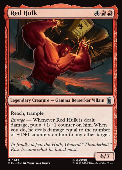 Red Hulk - Marvel Super Heroes