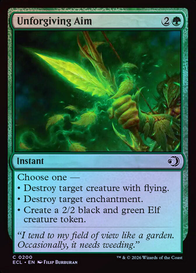 Unforgiving Aim - Foil