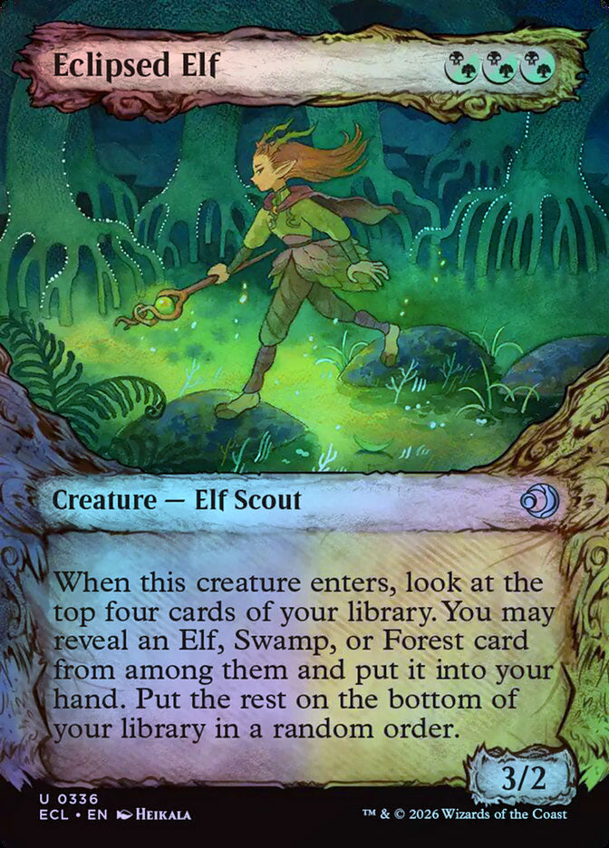 Eclipsed Elf (Fable Frame) - Foil