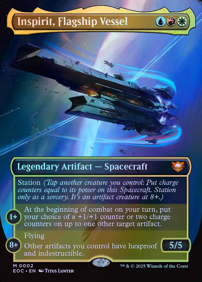 Inspirit, Flagship Vessel (Borderless) - Foil