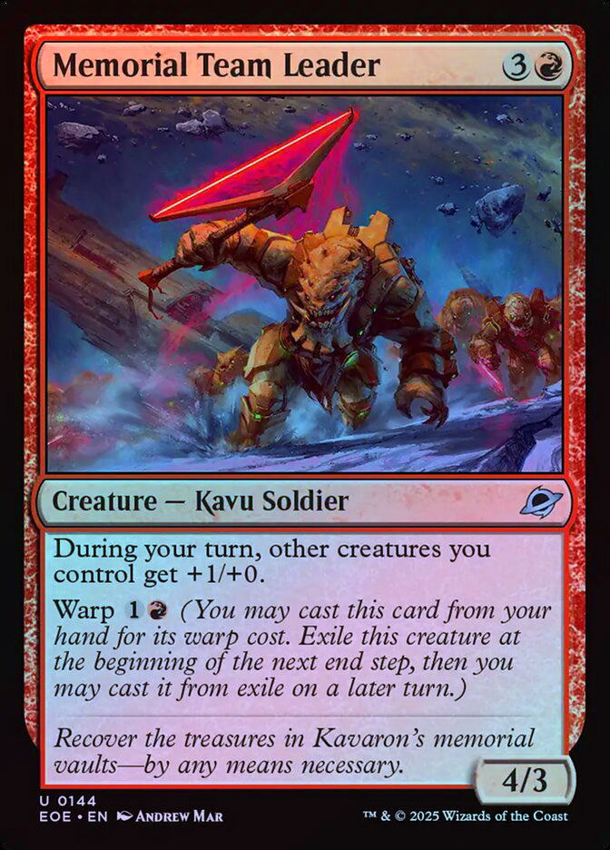 Memorial Team Leader - Foil