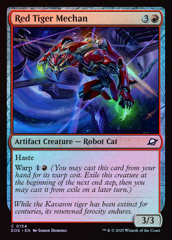 Red Tiger Mechan - Foil