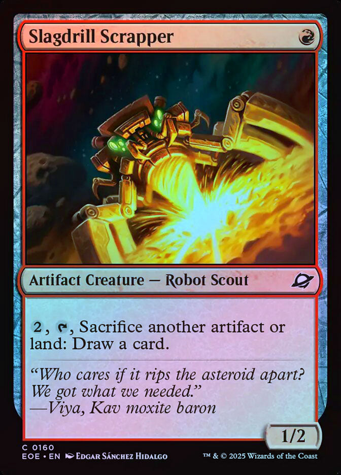 Slagdrill Scrapper - Foil
