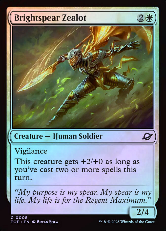 Brightspear Zealot - Foil