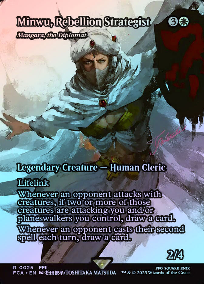 Minwu, Rebellion Strategist Mangara, the Diplomat (Showcase) - Foil