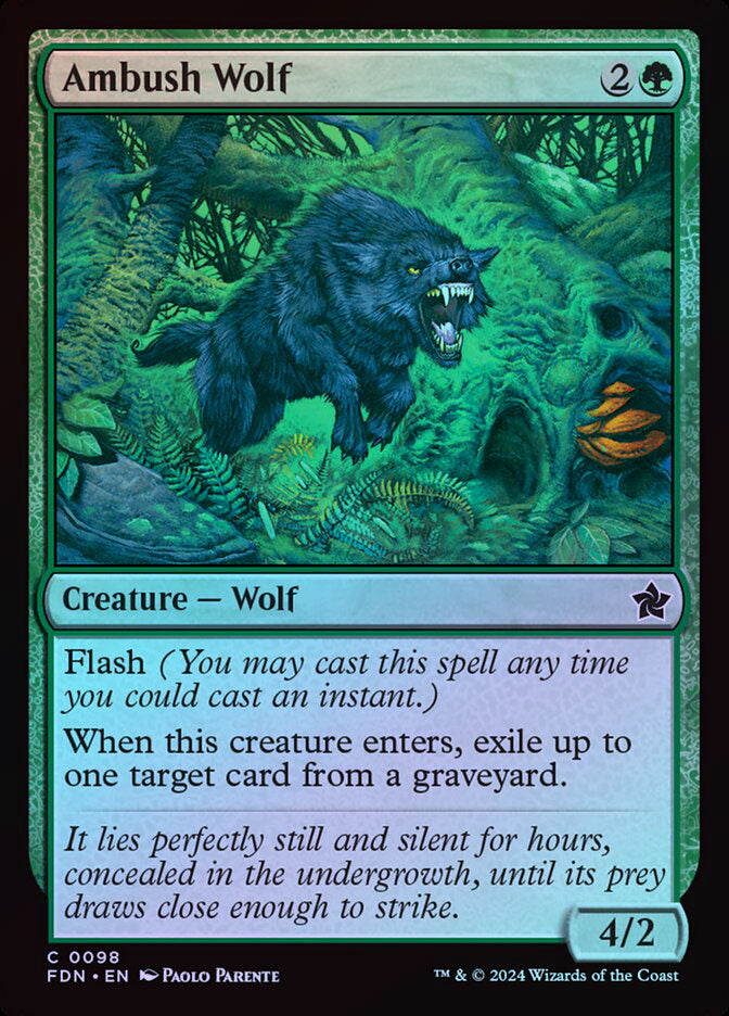 Ambush Wolf - Foil