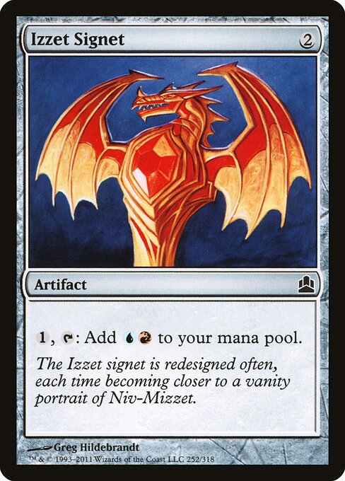 Izzet Signet - Commander 2011