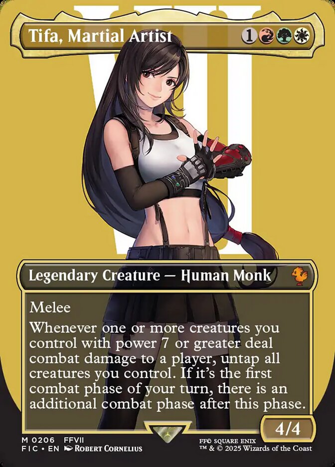 Tifa, Martial Artist (Borderless)