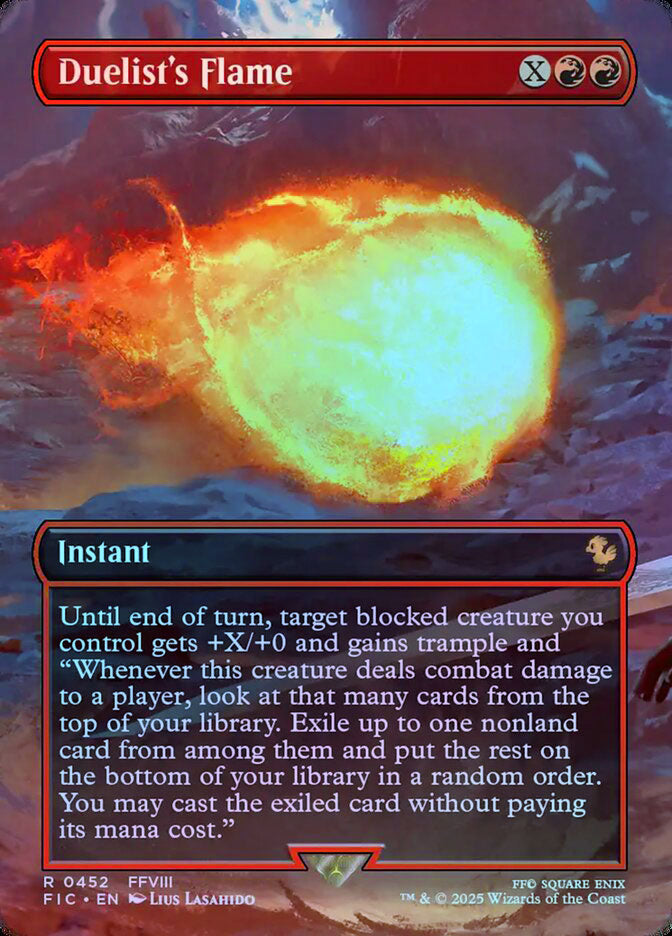 Duelist's Flame (Borderless) - Foil