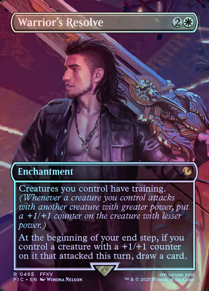 Warrior's Resolve (Borderless) - Foil