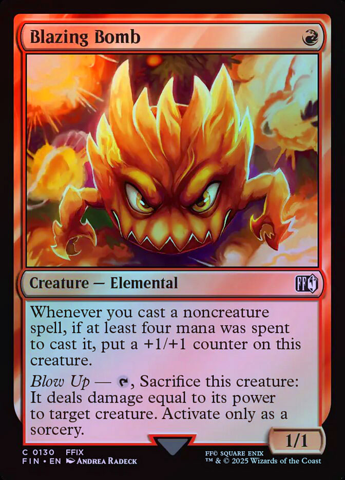 Blazing Bomb - Foil