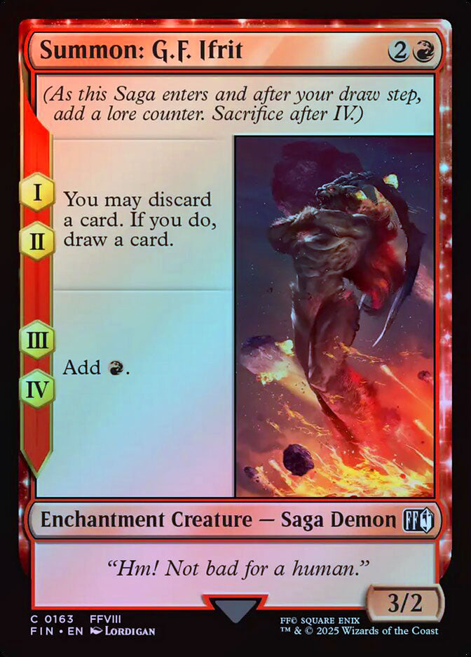 Summon: G.F. Ifrit - Foil