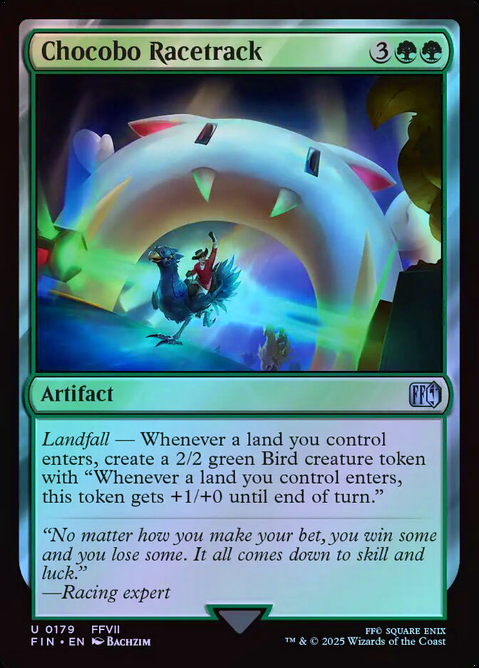 Chocobo Racetrack - Foil