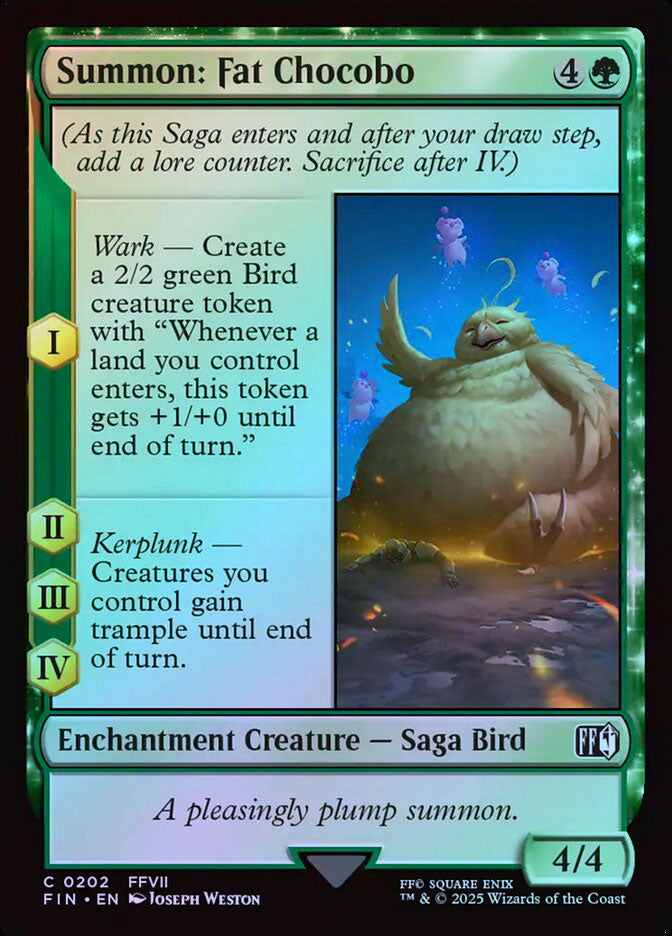 Summon: Fat Chocobo - Foil