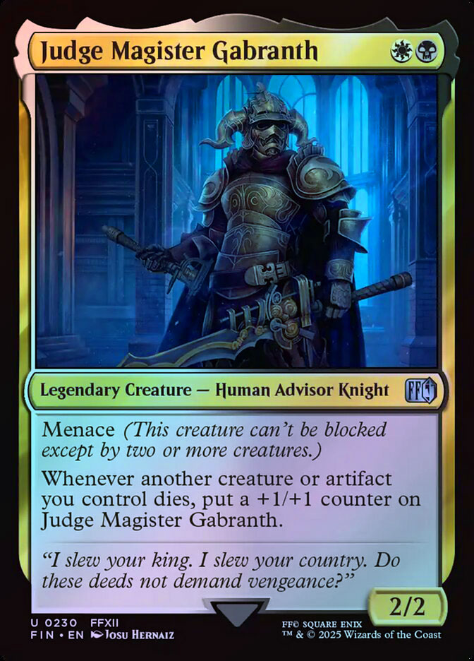 Judge Magister Gabranth - Foil