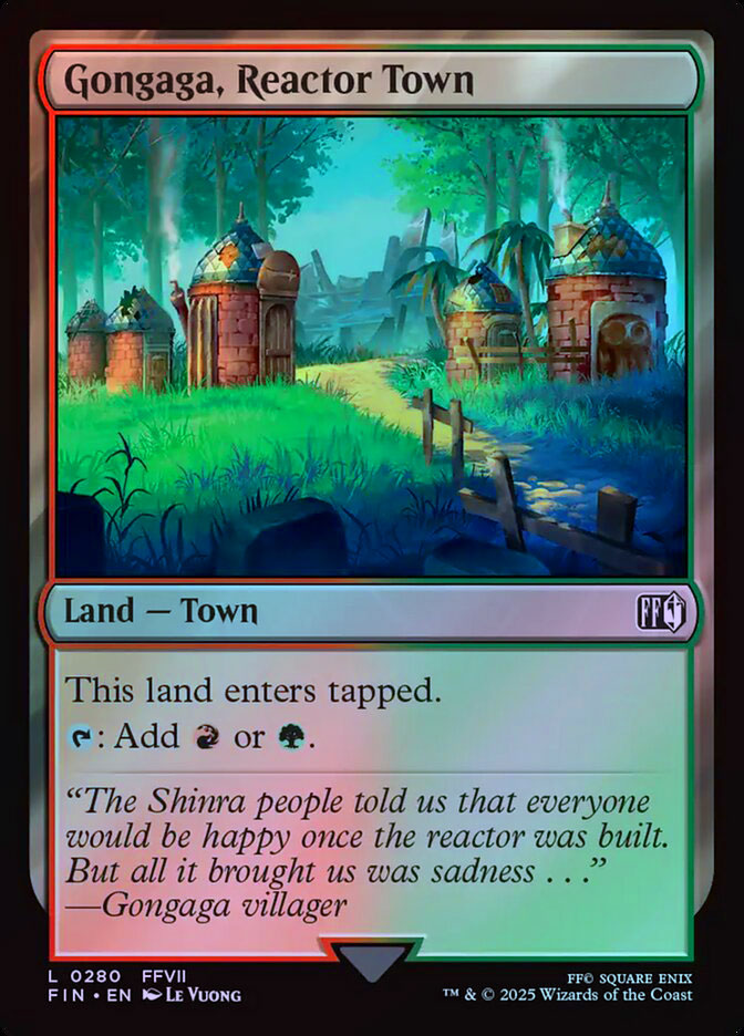 Gongaga, Reactor Town - Foil