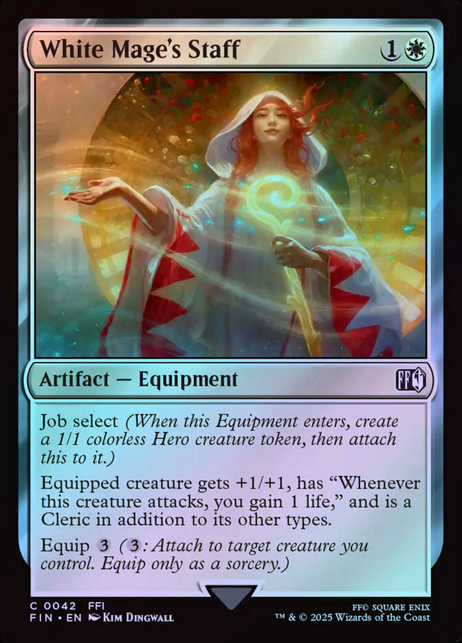 White Mage's Staff - Foil