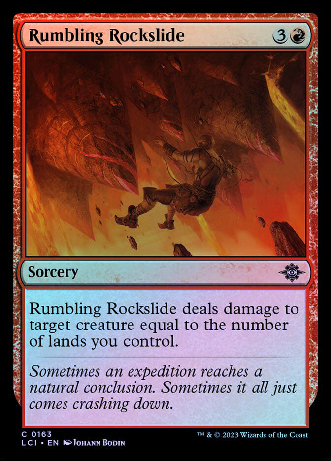 Rumbling Rockslide - Foil