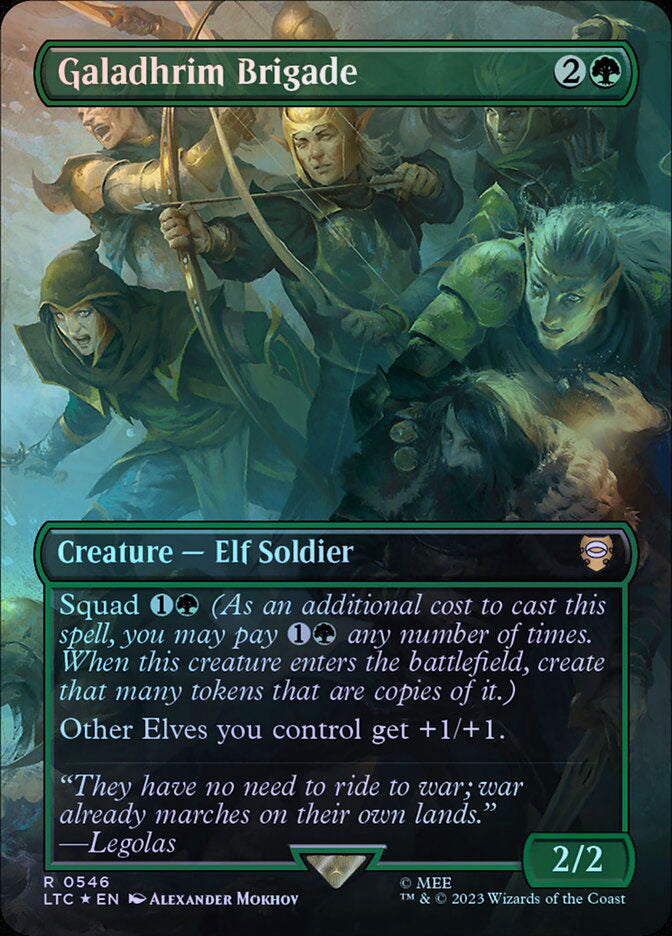 Galadhrim Brigade (Borderless) - Surge Foil