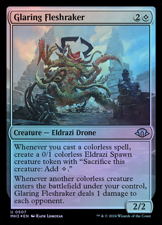 ripple cards mtg Glaring Fleshraker