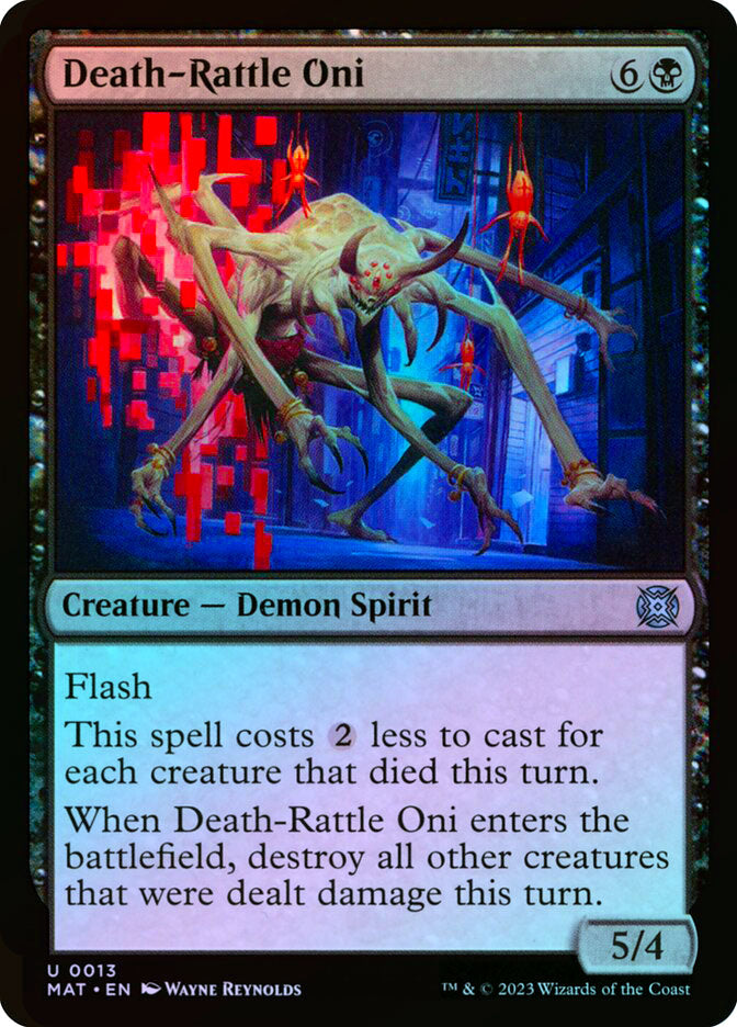 Death-Rattle Oni - Foil