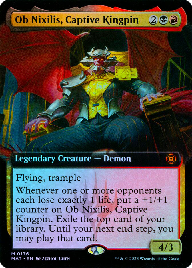 Ob Nixilis, Captive Kingpin (Extended Art) - Foil