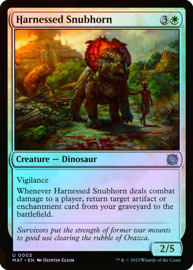 Harnessed Snubhorn - Foil