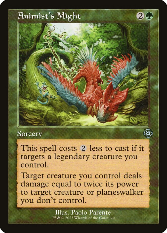 Animist's Might (Retro Frame)