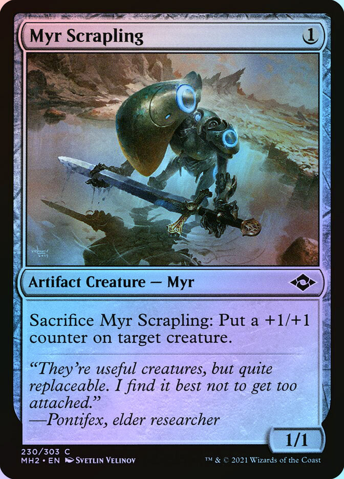 myr mtg cards Myr Scrapling