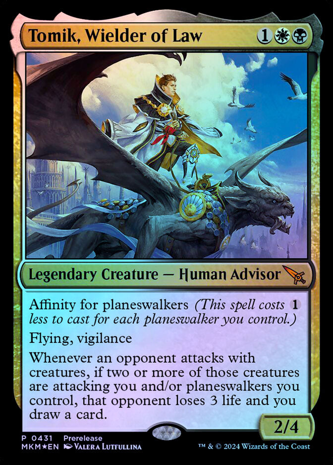 Tomik, Wielder of Law - Foil