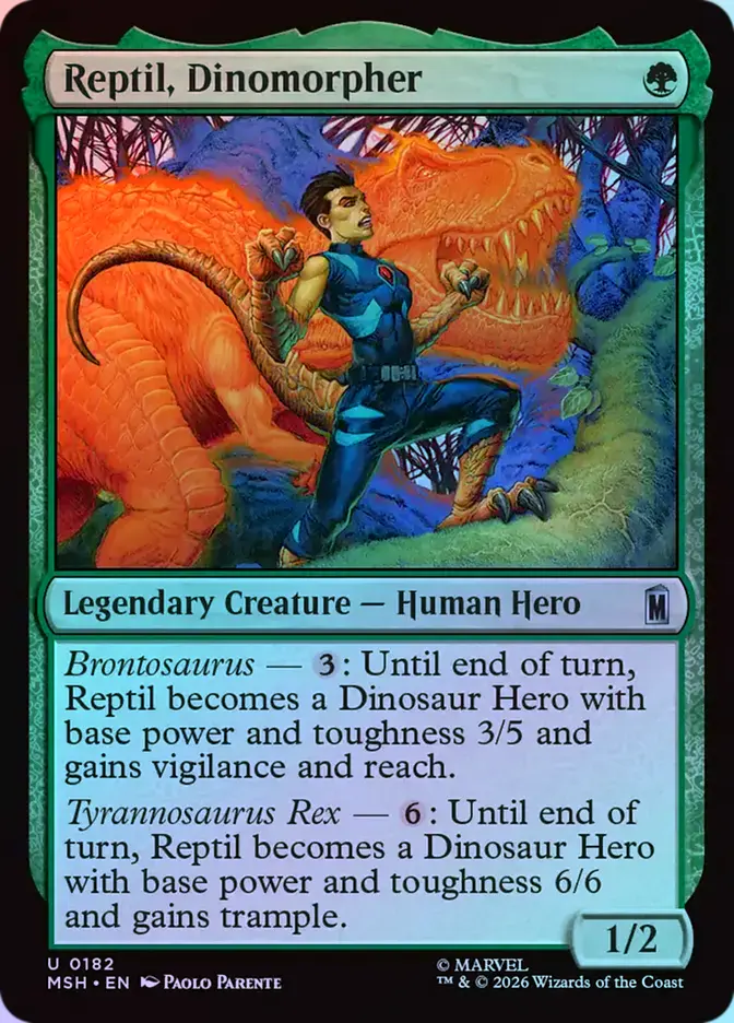 Reptil, Dinomorpher - Foil