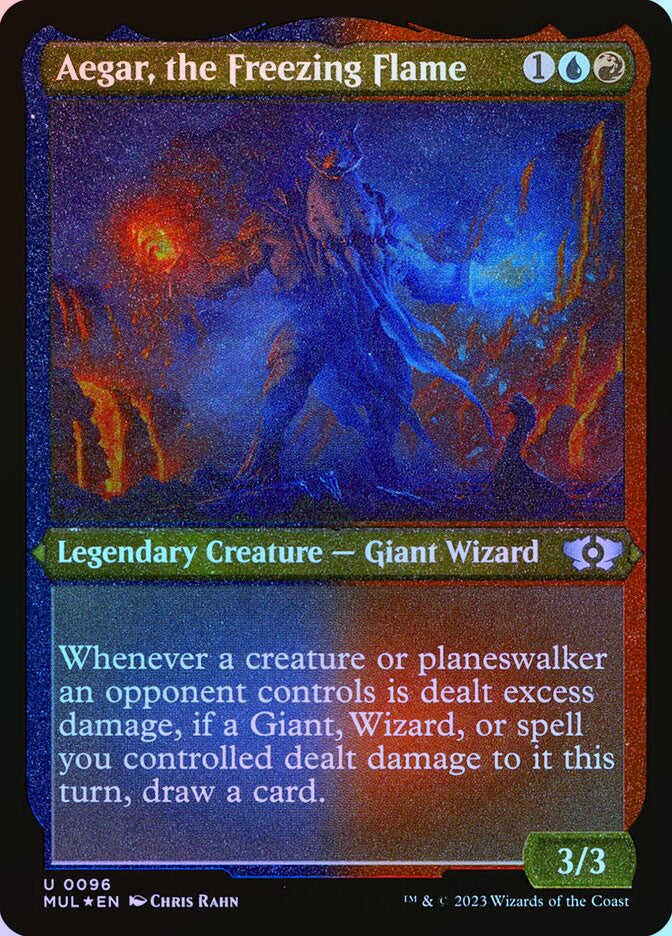 Aegar, the Freezing Flame - Foil Etched