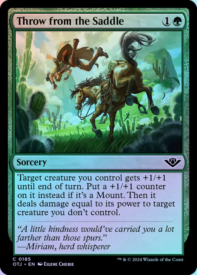 Throw from the Saddle - Foil